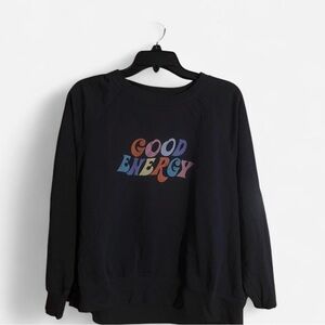 Dark Grey 'Good Energy' Women's Sweater